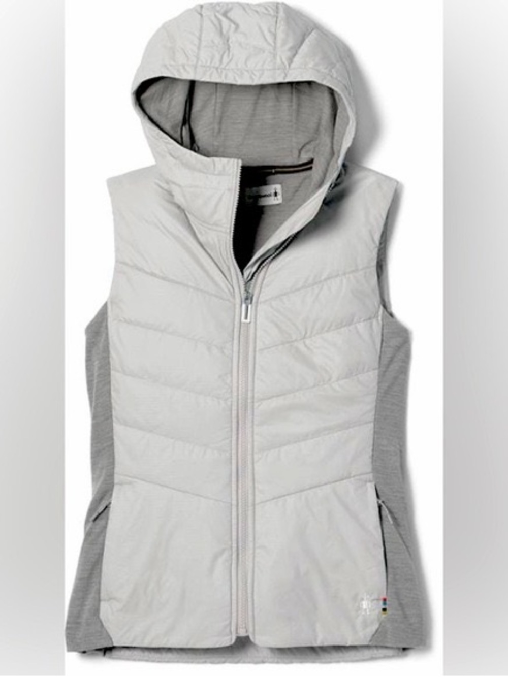 Smartwool Smartloft Light Gray Hooded Vest